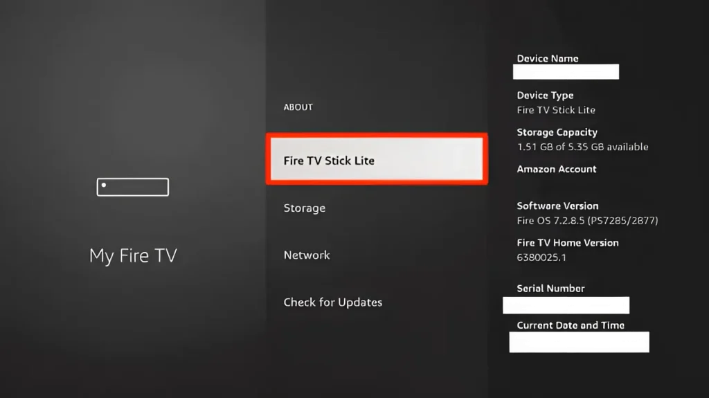 Click Fire TV Stick 7 times to unlock developer mode on Firestick